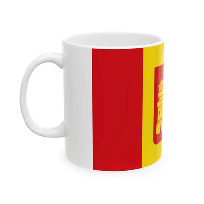 Kalmthout vlag (Belgium) White Coffee Mug - Go Mug Yourself