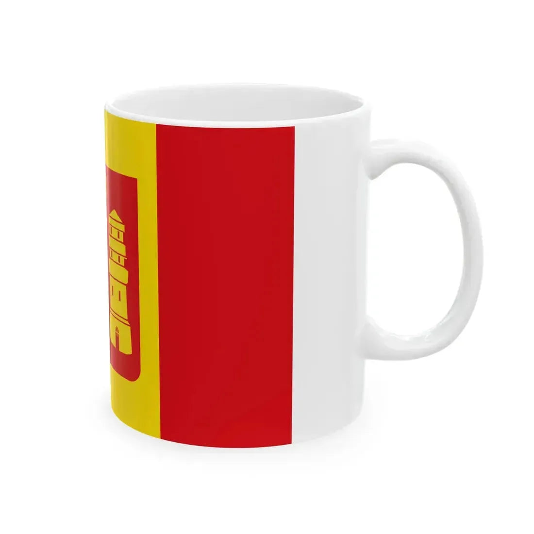 Kalmthout vlag (Belgium) White Coffee Mug - Go Mug Yourself