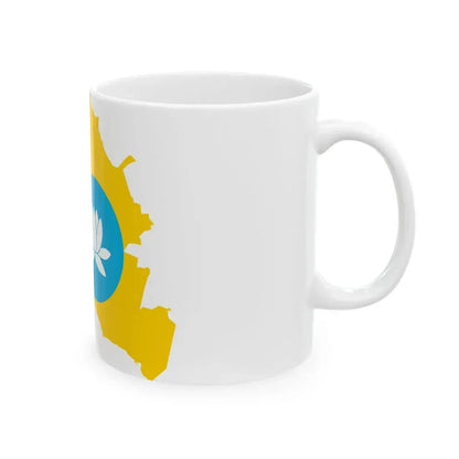 Kalmyk-geo-stub (Russia) White Coffee Mug - Go Mug Yourself