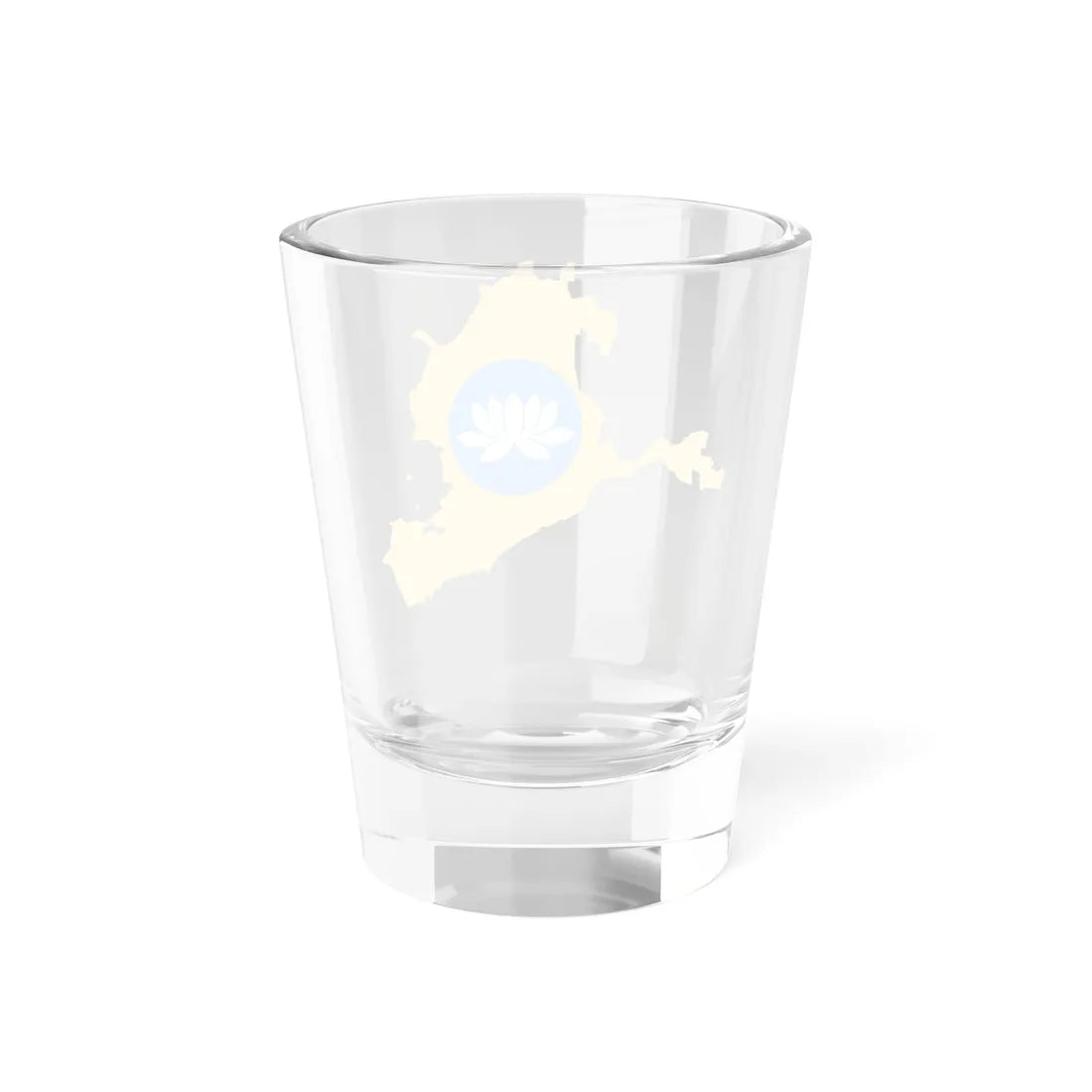 Kalmykia-Flagmap (Russia) Shot Glass 1.5oz - Go Mug Yourself