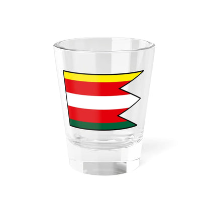 Kalna Roztoka Snina Flag (Slovakia) Shot Glass 1.5oz 1.5oz - Go Mug Yourself