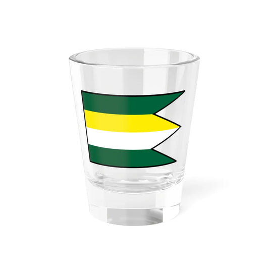 Kalnica Nove Mesto Nad Vahom Flag (Slovakia) Shot Glass 1.5oz 1.5oz - Go Mug Yourself