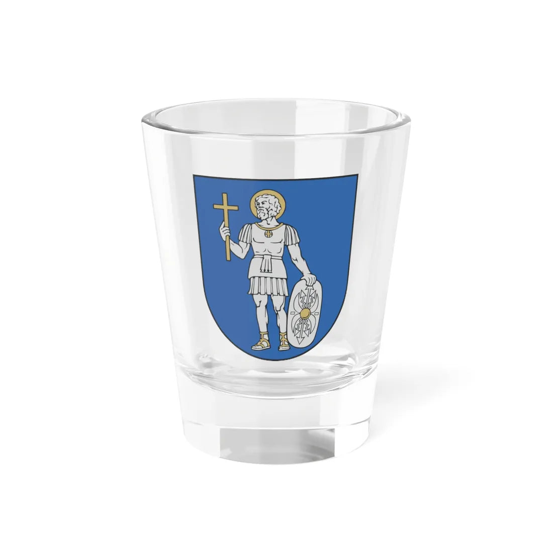 Kalnujų herbas (Lithuania) (Coat of Arms) Shot Glass 1.5oz 1.5oz - Go Mug Yourself