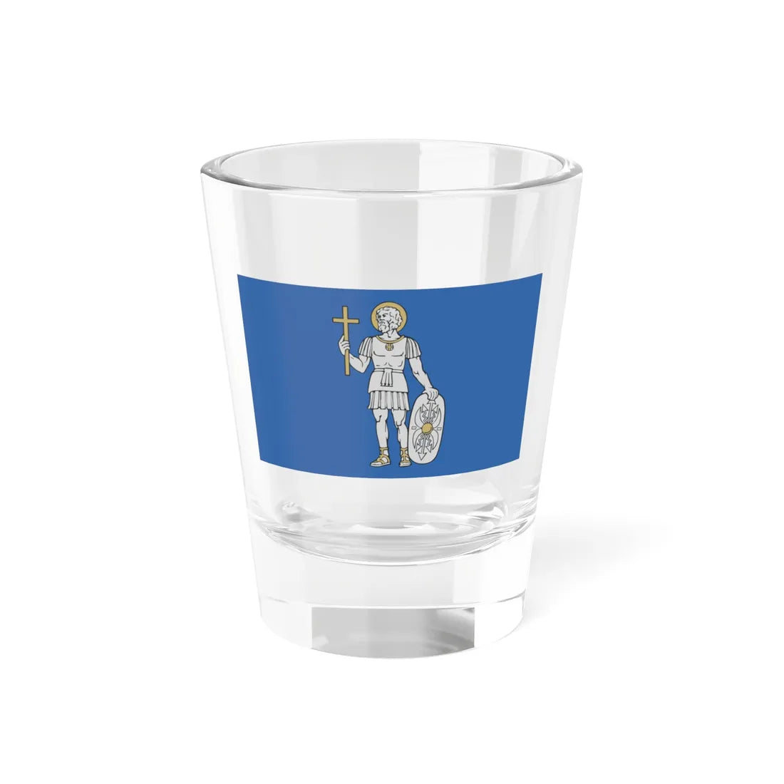 Kalnujų vėliava (Lithuania) Shot Glass 1.5oz 1.5oz - Go Mug Yourself