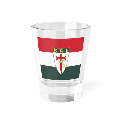 KALOT National Organization of Catholic Agricultural Youth Clubs flag (Hungary) Shot Glass 1.5oz 1.5oz - Go Mug Yourself
