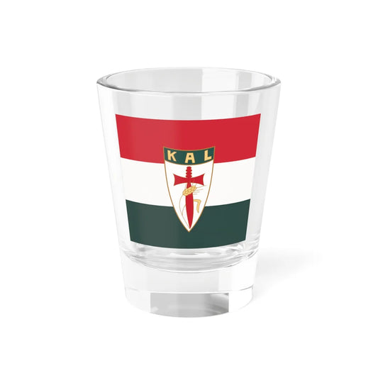 KALOT National Organization of Catholic Agricultural Youth Clubs flag (Hungary) Shot Glass 1.5oz 1.5oz - Go Mug Yourself