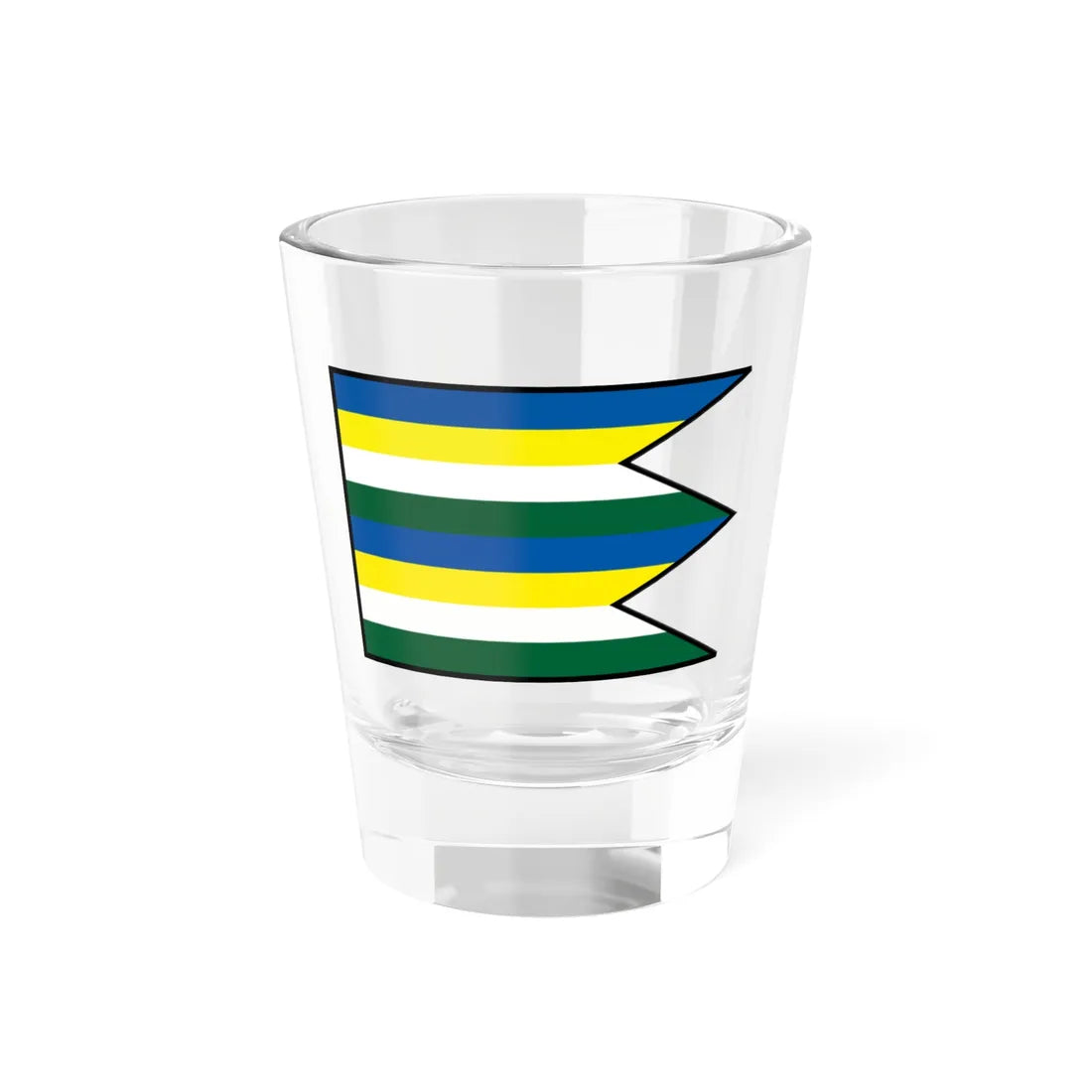 Kalsa Kosice Okolie Flag (Slovakia) Shot Glass 1.5oz 1.5oz - Go Mug Yourself