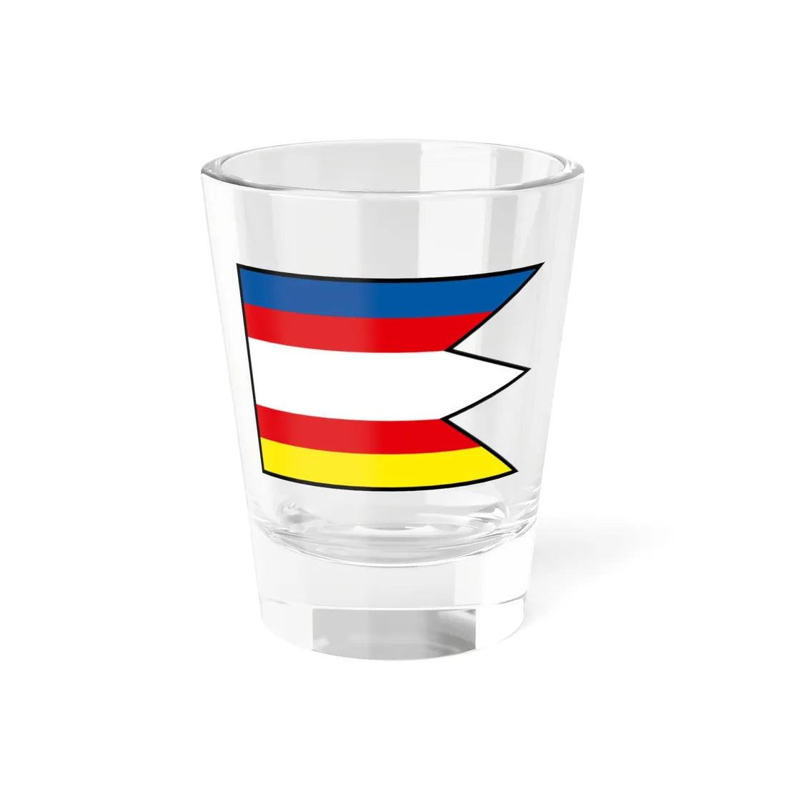 Kaluza Michalovce Flag (Slovakia) Shot Glass 1.5oz 1.5oz - Go Mug Yourself