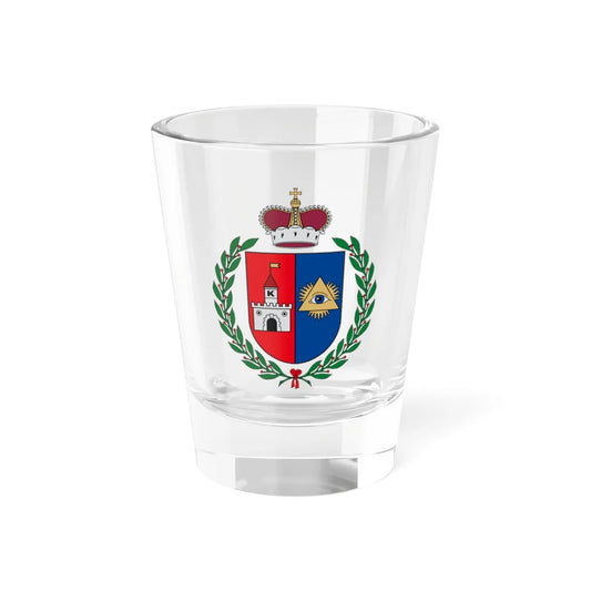 Kalvarija COA great (Lithuania) (Coat of Arms) Shot Glass 1.5oz 1.5oz - Go Mug Yourself