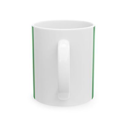 Kambja valla lipp 2020 (Estonia) White Coffee Mug-Go Mug Yourself
