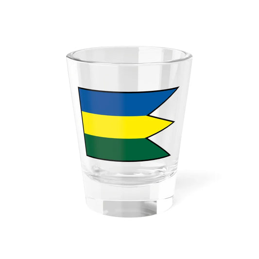 Kamenica Nad Hronom Nove Zamky Flag (Slovakia) Shot Glass 1.5oz 1.5oz - Go Mug Yourself