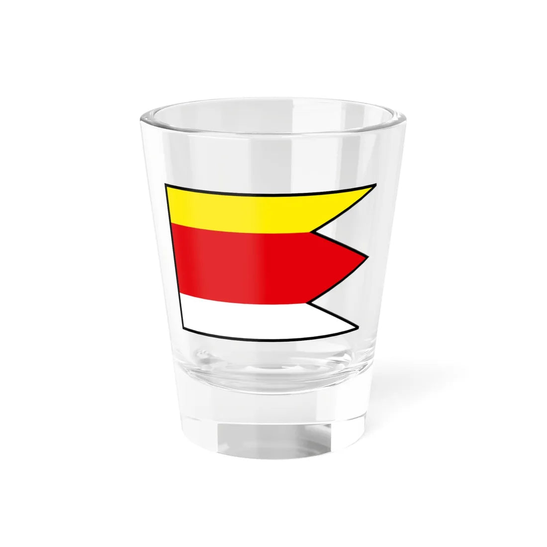 Kamenica Sabinov Flag (Slovakia) Shot Glass 1.5oz 1.5oz - Go Mug Yourself