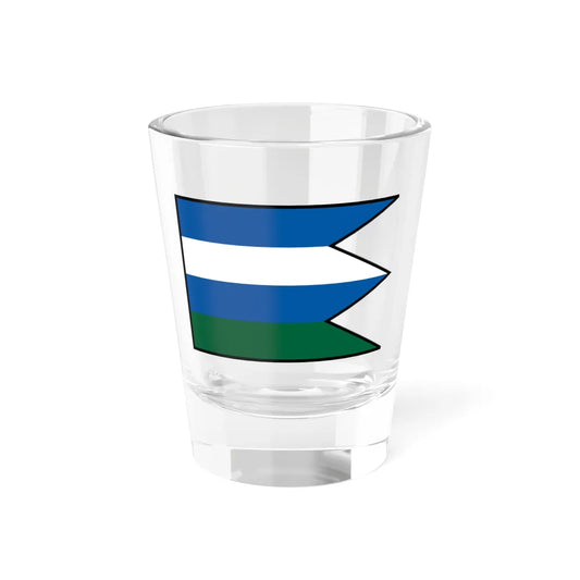 Kamenna Poruba Vranov Nad Toplou Flag (Slovakia) Shot Glass 1.5oz 1.5oz - Go Mug Yourself