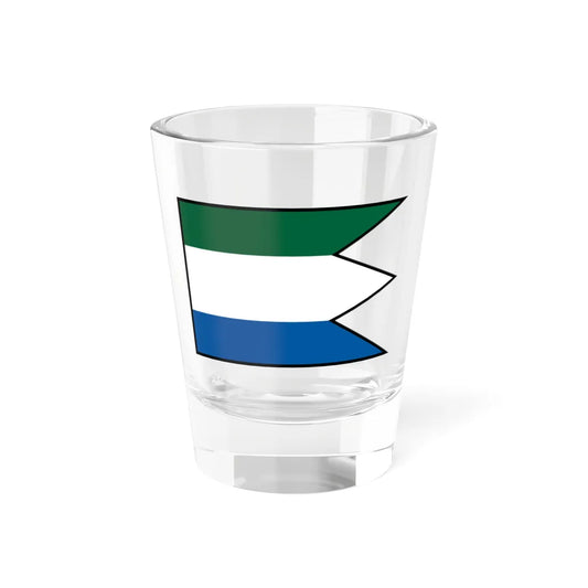 Kamenny Most Nove Zamky Flag (Slovakia) Shot Glass 1.5oz 1.5oz - Go Mug Yourself