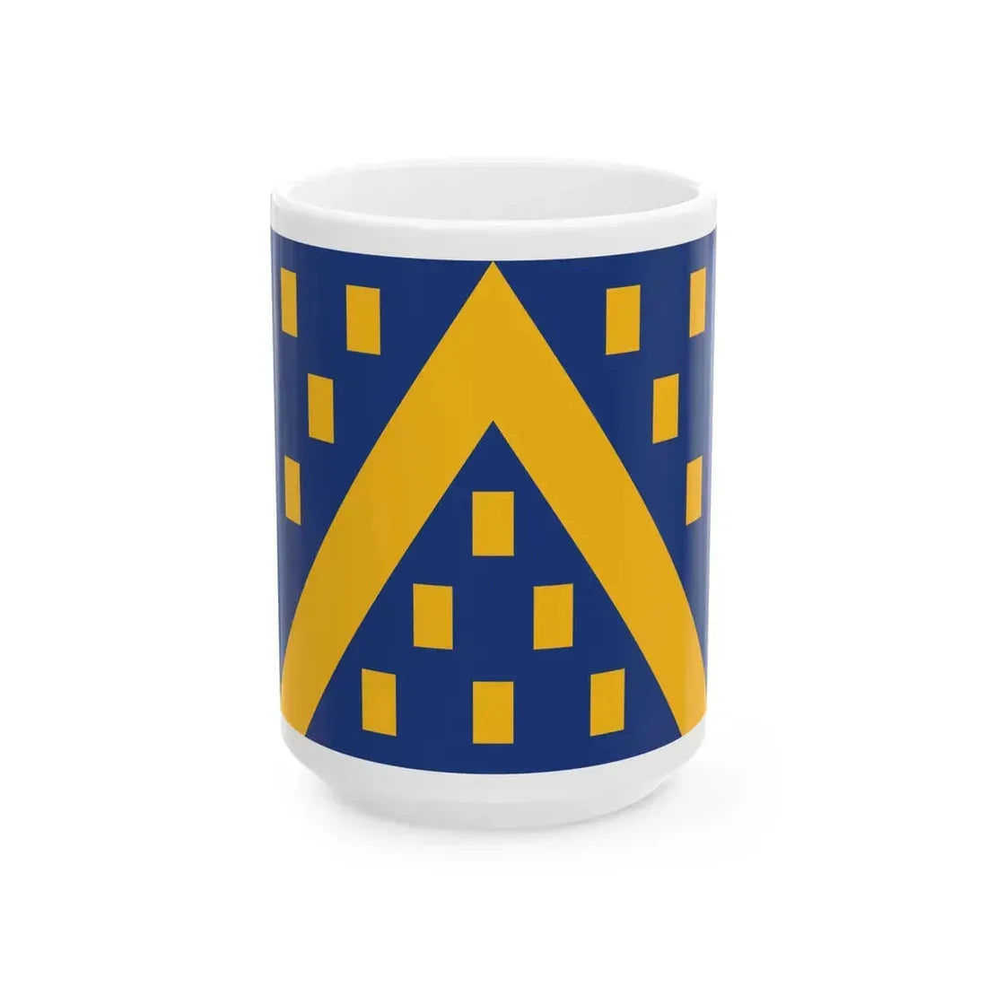 Kampenhout vlag (Belgium) White Coffee Mug 15oz - Go Mug Yourself