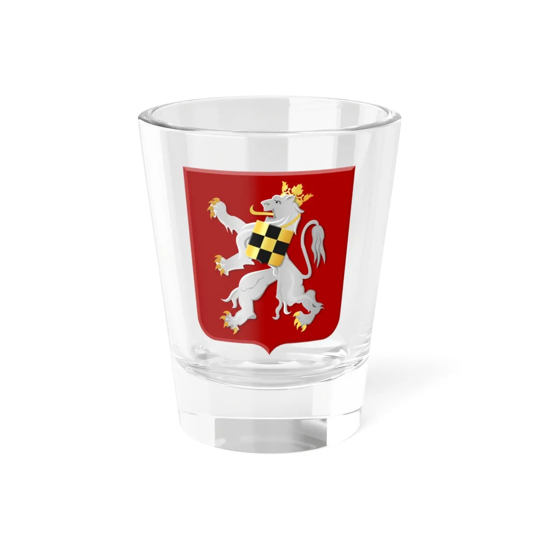 Kampferbeke wapen (Netherlands) (Coat of Arms) Shot Glass 1.5oz 1.5oz - Go Mug Yourself
