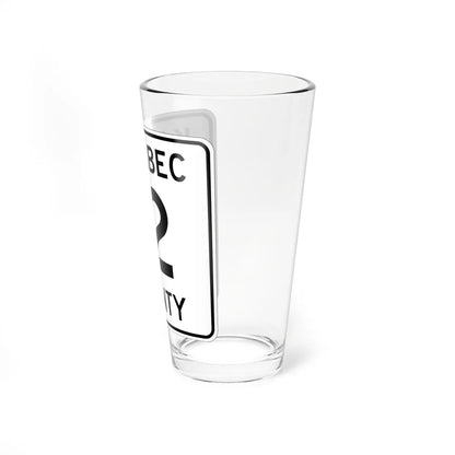 Kanabec County 12 MN (Minnesota) (Road Sign) Pint Glass 16oz - Go Mug Yourself