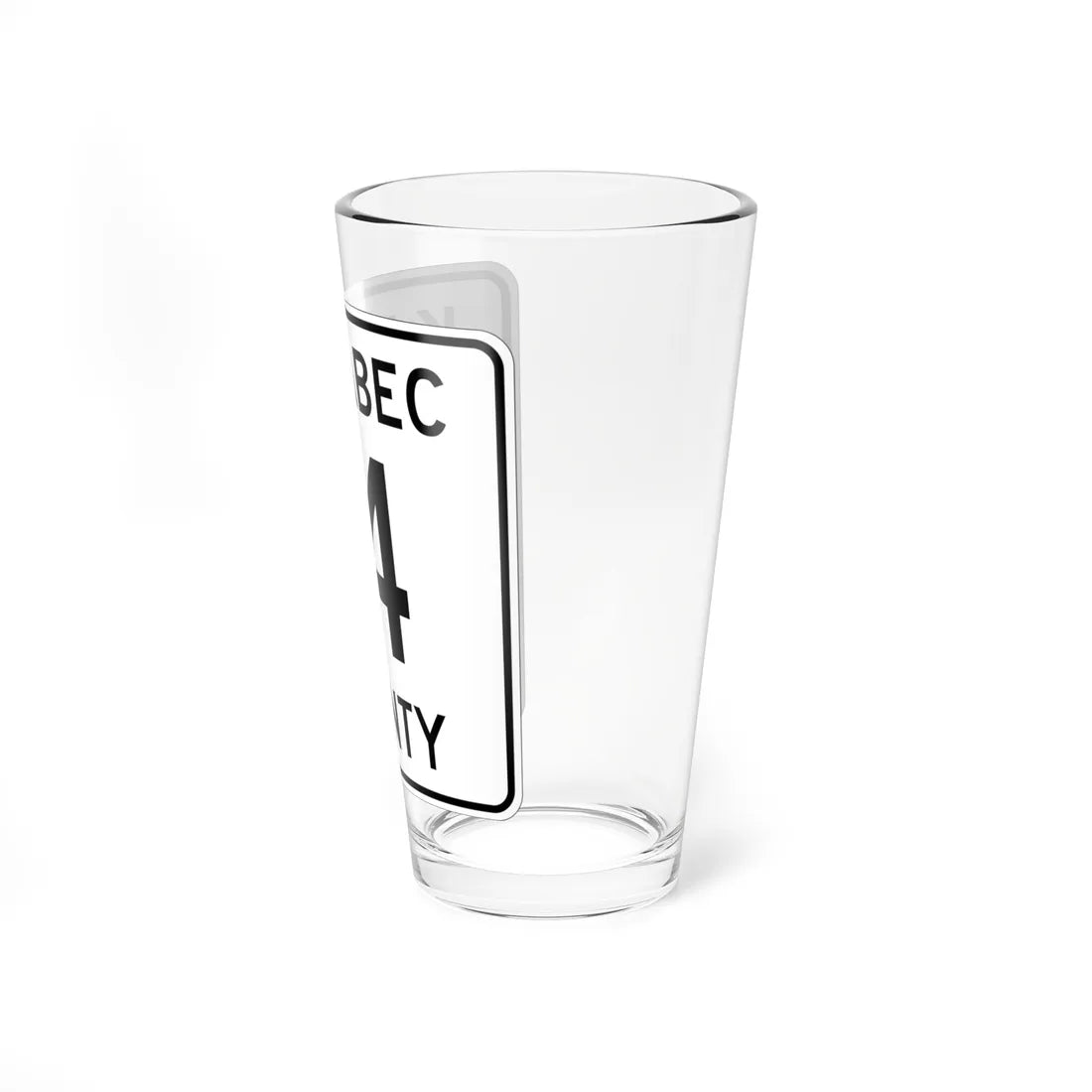 Kanabec County 14 MN (Minnesota) (Road Sign) Pint Glass 16oz - Go Mug Yourself