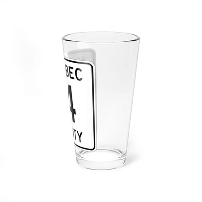 Kanabec County 14 MN (Minnesota) (Road Sign) Pint Glass 16oz - Go Mug Yourself