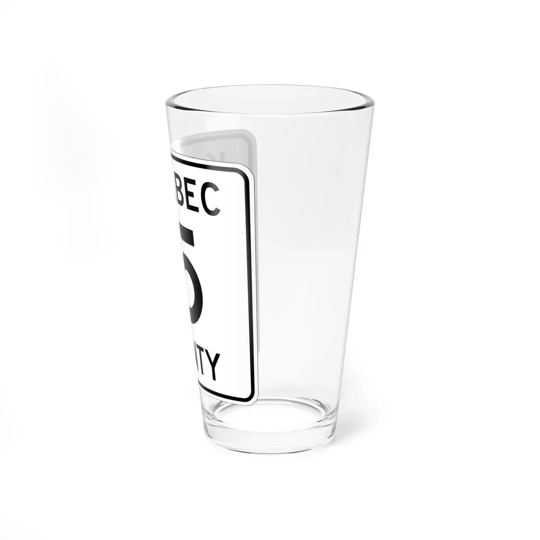 Kanabec County 15 MN (Minnesota) (Road Sign) Pint Glass 16oz - Go Mug Yourself