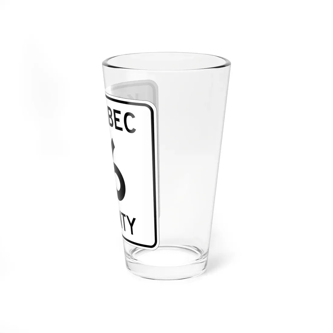 Kanabec County 16 MN (Minnesota) (Road Sign) Pint Glass 16oz - Go Mug Yourself