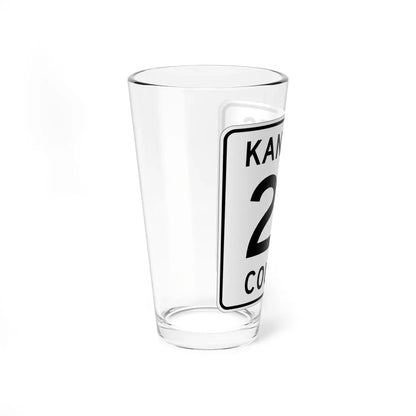 Kanabec County 24 MN (Minnesota) (Road Sign) Pint Glass 16oz - Go Mug Yourself