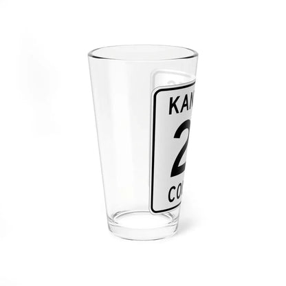 Kanabec County 27 MN (Minnesota) (Road Sign) Pint Glass 16oz - Go Mug Yourself