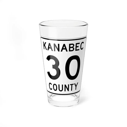 Kanabec County 30 MN (Minnesota) (Road Sign) Pint Glass 16oz 16oz - Go Mug Yourself
