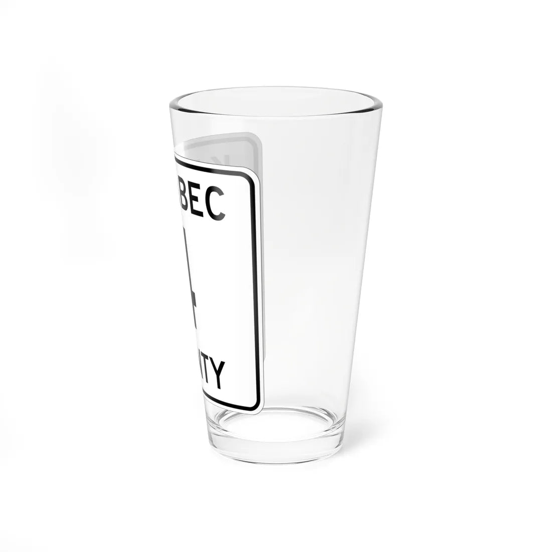 Kanabec County 4 MN (Minnesota) (Road Sign) Pint Glass 16oz - Go Mug Yourself