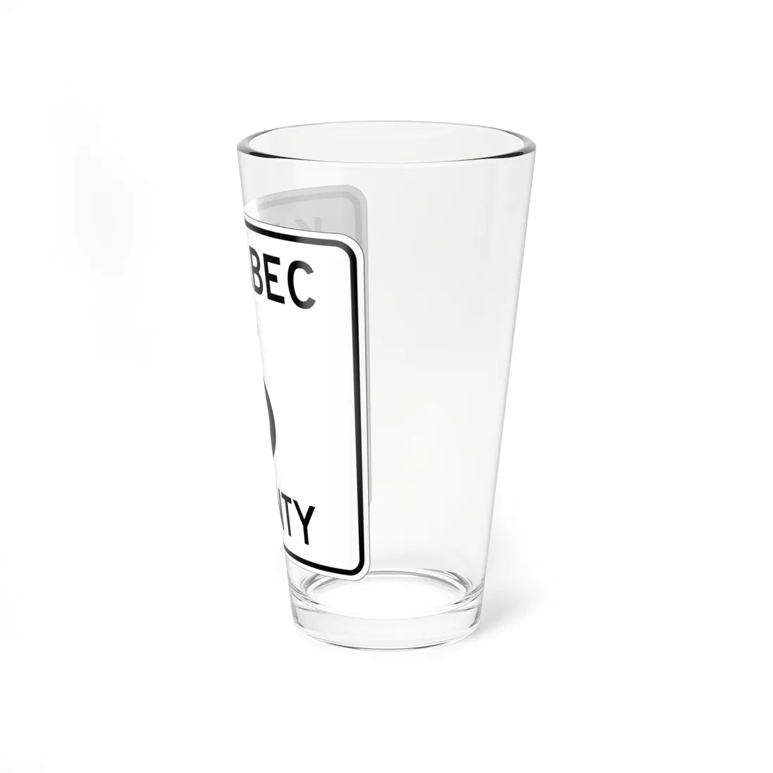 Kanabec County 6 MN (Minnesota) (Road Sign) Pint Glass 16oz - Go Mug Yourself