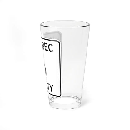 Kanabec County 6 MN (Minnesota) (Road Sign) Pint Glass 16oz - Go Mug Yourself