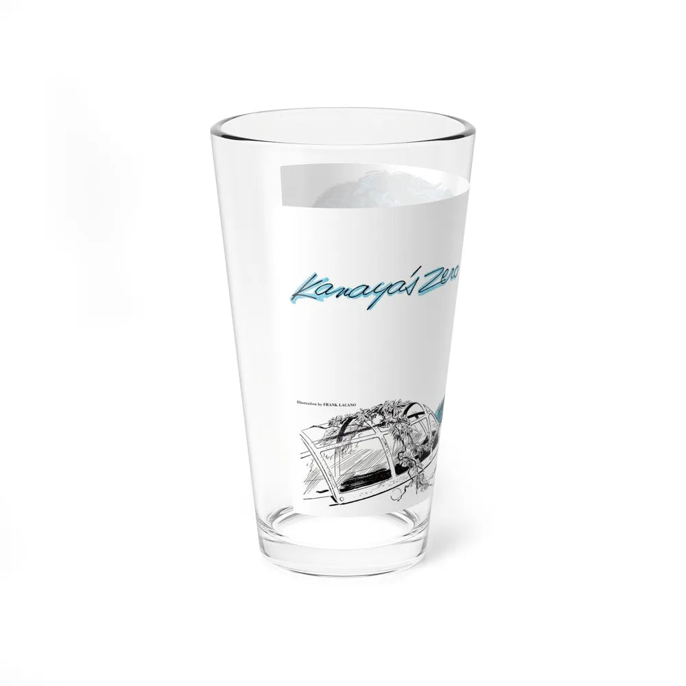 Kanaya's Zero, Bluebook, August 1954 - Pint Glass 16oz-Go Mug Yourself