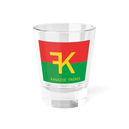 Kanazoe freres Logo (Burkina Faso) Shot Glass 1.5oz 1.5oz - Go Mug Yourself