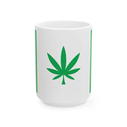 Kanepi valla lipp (Estonia) White Coffee Mug 15oz - Go Mug Yourself