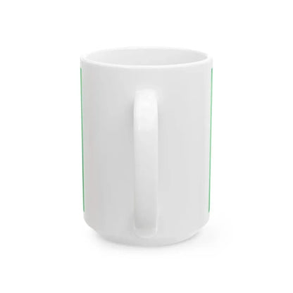 Kanepi valla lipp (Estonia) White Coffee Mug - Go Mug Yourself