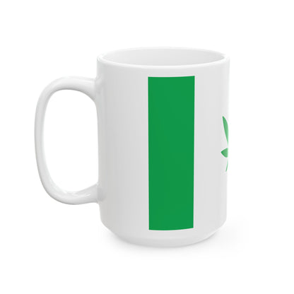 Kanepi valla lipp (Estonia) White Coffee Mug-Go Mug Yourself