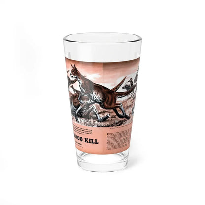 Kangaroo Kill, Outdoor Adventures, March 1956 - Pint Glass 16oz 16oz - Go Mug Yourself