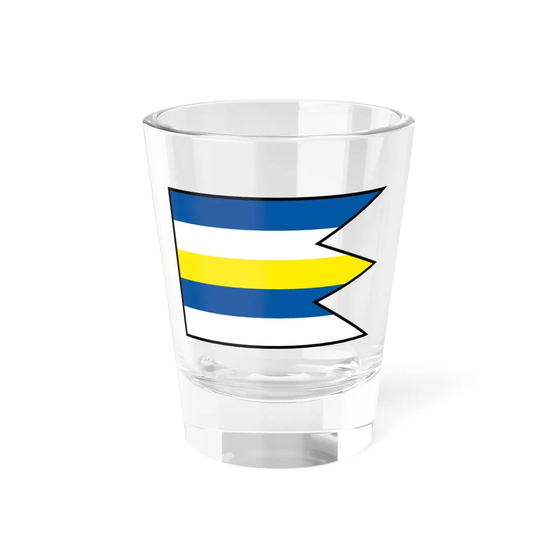Kanianka Prievidza Flag (Slovakia) Shot Glass 1.5oz 1.5oz - Go Mug Yourself