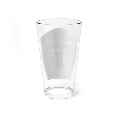 Kankakee County 17 (Illinois) (Road Sign) Pint Glss 16oz - Go Mug Yourself