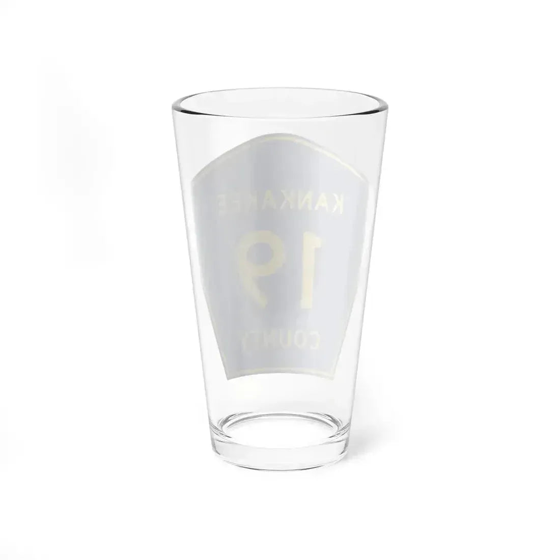 Kankakee County 19 (Illinois) (Road Sign) Pint Glass 16oz - Go Mug Yourself