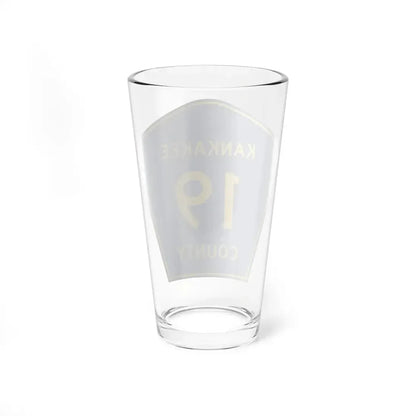 Kankakee County 19 (Illinois) (Road Sign) Pint Glss 16oz - Go Mug Yourself
