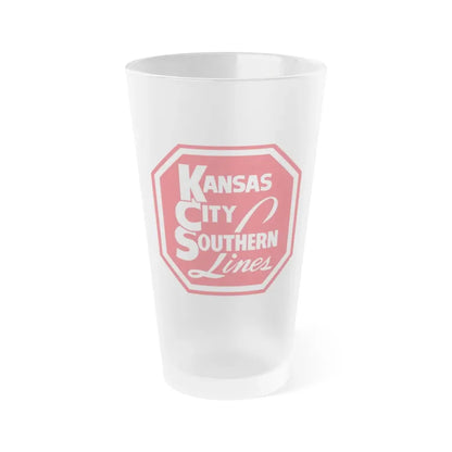 Kansas City South Lines - Frosted Pint Glass 16oz 16oz Frosted - Go Mug Yourself