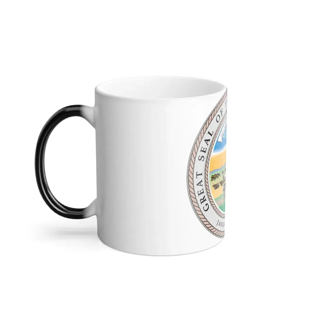 Kansas State Seal - Color Changing Mug 11oz - Go Mug Yourself