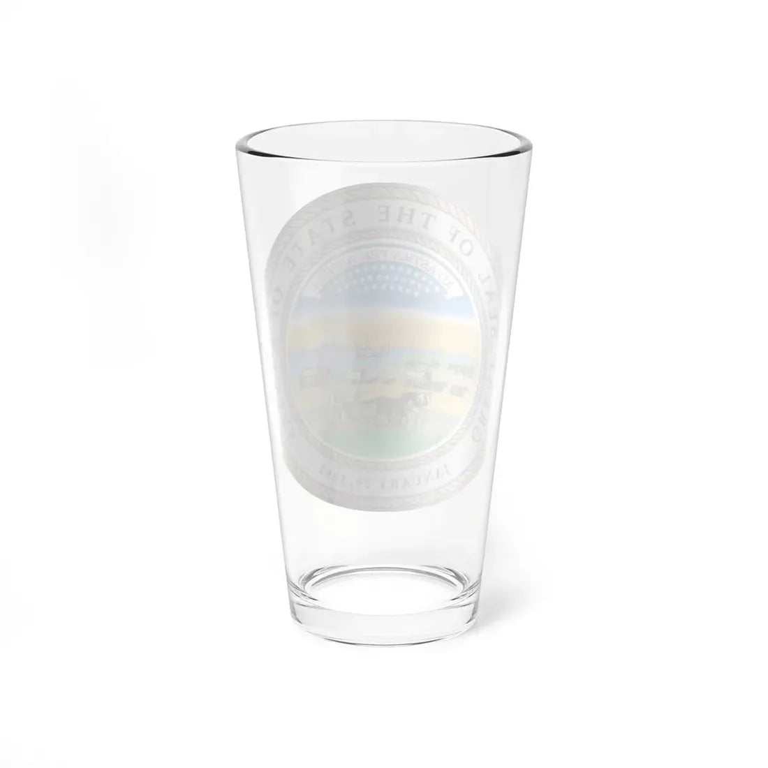 Kansas State Seal - Pint Glass 16oz - Go Mug Yourself