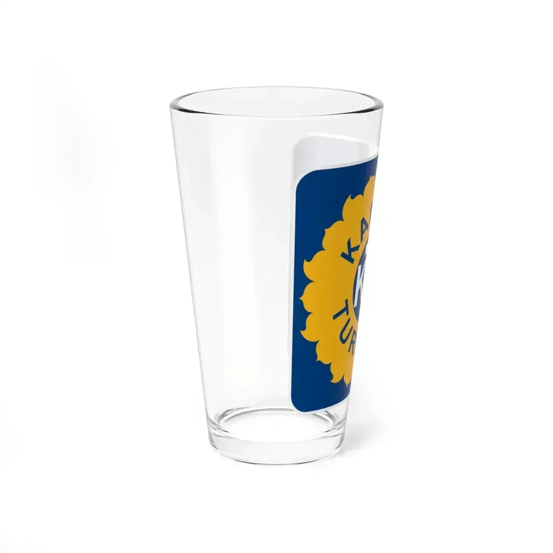 Kansas Turnpike (Kansas) (Road Sign) Pint Glass 16oz - Go Mug Yourself