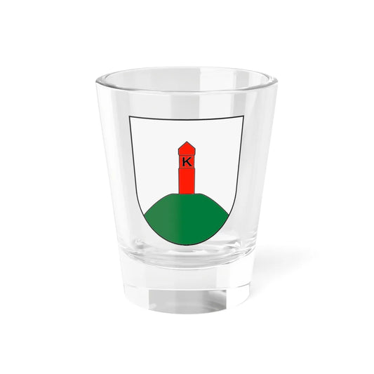 Kapciamiestis COA (Lithuania) (Coat of Arms) Shot Glass 1.5oz 1.5oz - Go Mug Yourself