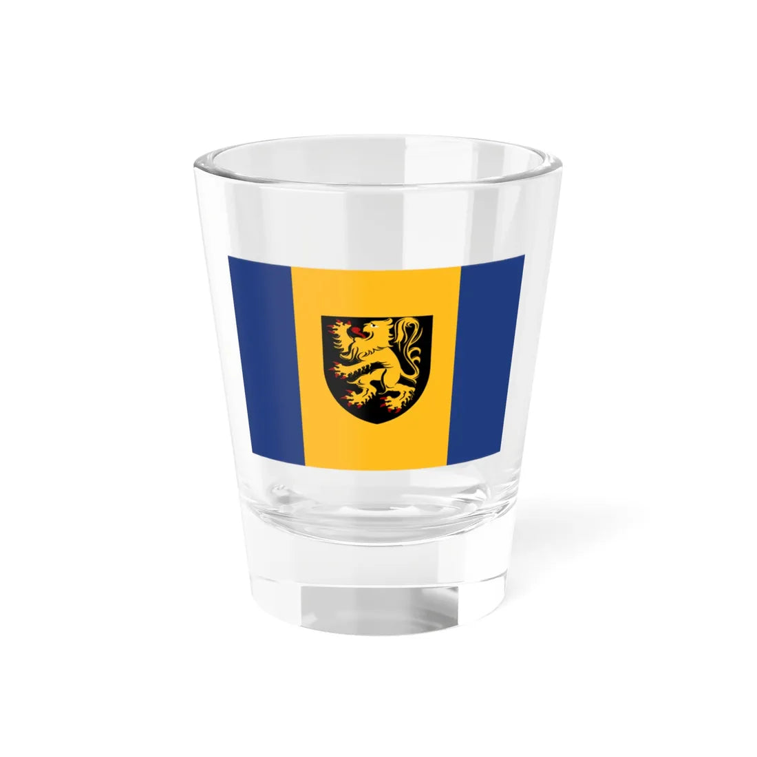 Kapelle-op-den-Bos vlag (Belgium) Shot Glass 1.5oz 1.5oz - Go Mug Yourself
