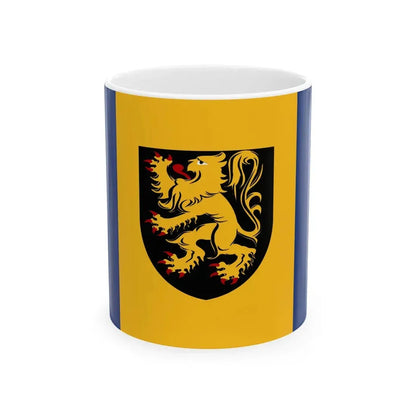 Kapelle-op-den-Bos vlag (Belgium) White Coffee Mug 11oz - Go Mug Yourself
