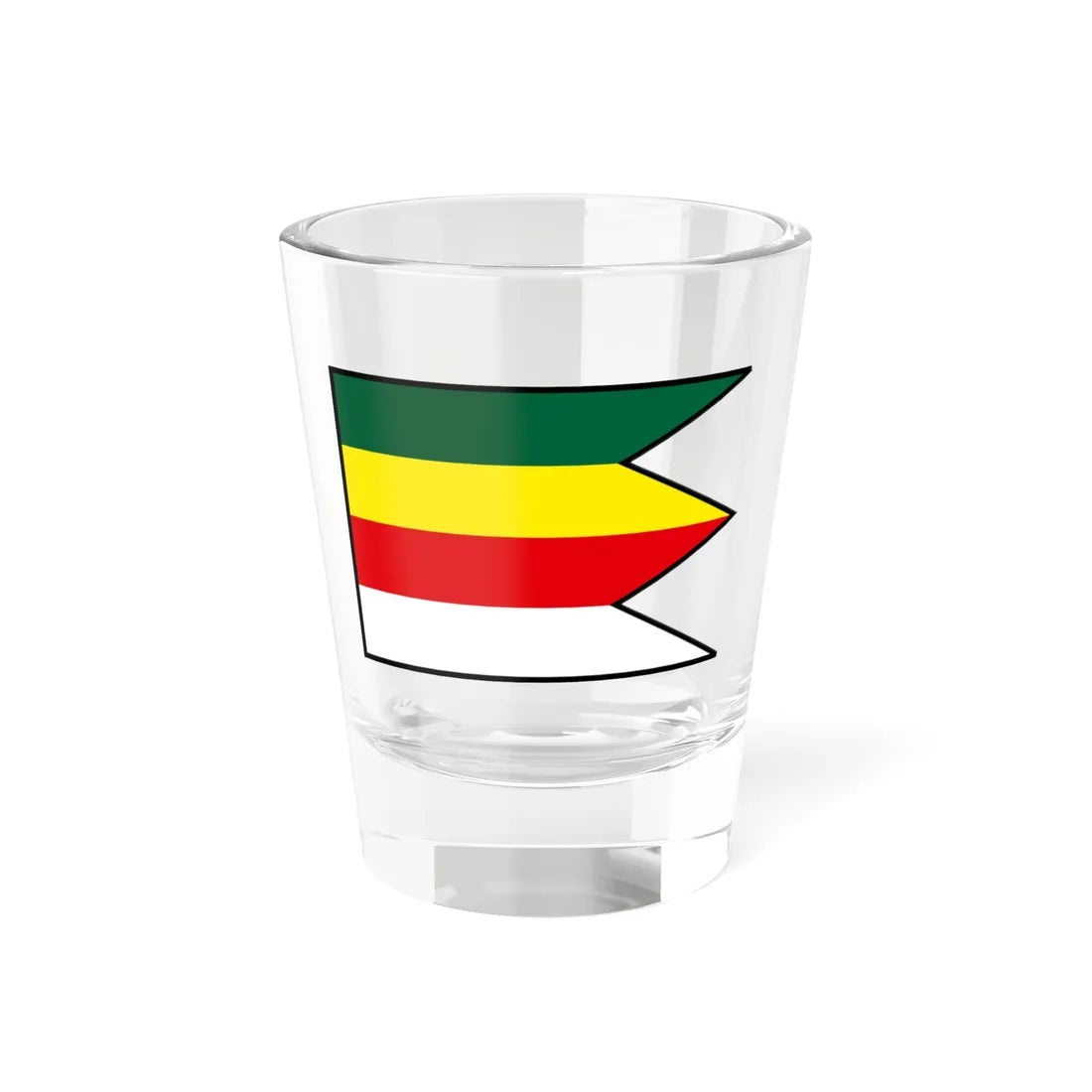 Kapusany Presov Flag (Slovakia) Shot Glass 1.5oz 1.5oz - Go Mug Yourself