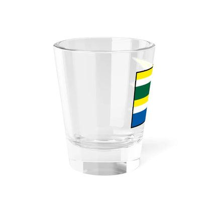Kapusianske Klacany Michalovce Flag (Slovakia) Shot Glass 1.5oz - Go Mug Yourself
